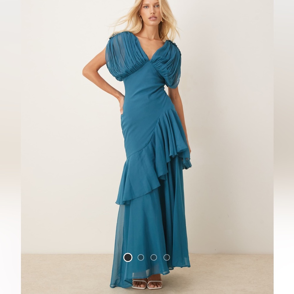 ASOS Teal Formal Maxi Dress